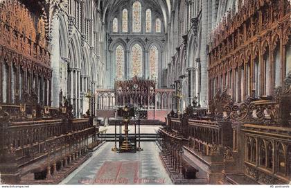 B388 England Choir Ely Cathedral vintage postcard