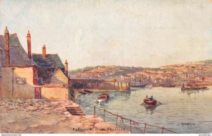 A784 England Falmouth from Flushing vintage postcard