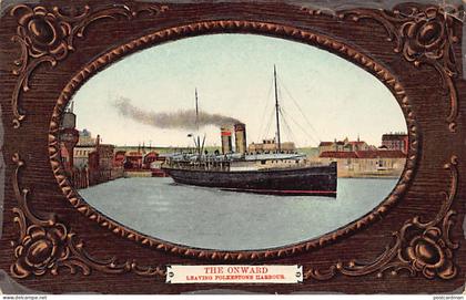 England - FOLKESTONE The Onward leaving Folkestone Harbour