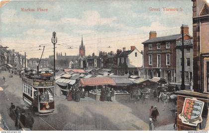lot400 market place great yarmouth tramway tram  uk