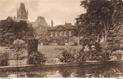 Winchester  Hampshire UK Abbey Gardens