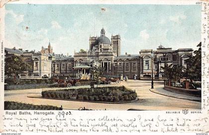 L069 England Harrogate Royal Baths 1903 postcard