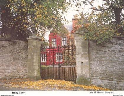 Titley Court Herefordshire Real Photo Postcard
