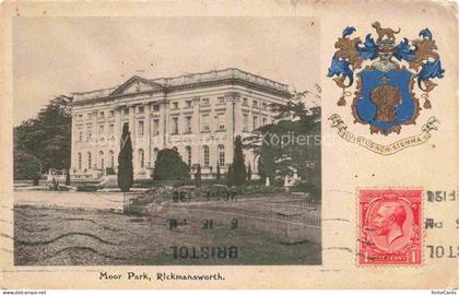 Rickmansworth Three Rivers Hertfordshire UK Moor Park Wappen