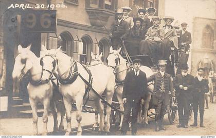 England - ILFRACOMBE - Stagecoach - REAL PHOTO April 30th, 1906