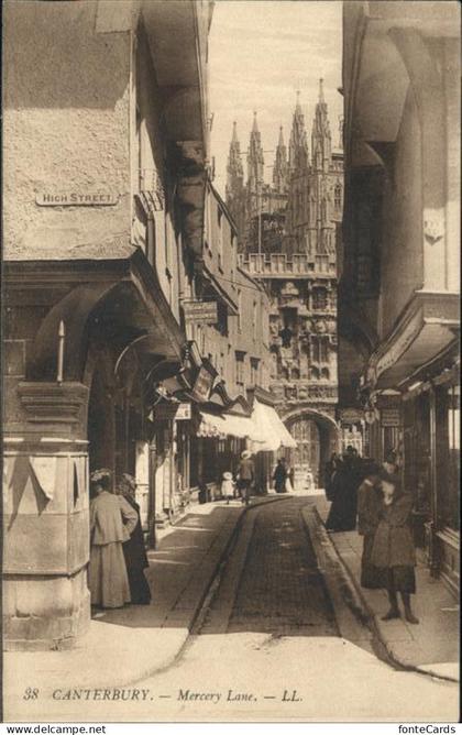 Canterbury Kent Mercery Lane