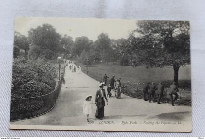 AA212, Cpa 1911, London, Londres, hyde park, Angleterre