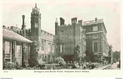 Hampton  London UK Orangery and South Front Hampton Court Palace