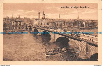 R116567 London Bridge. London. 1921