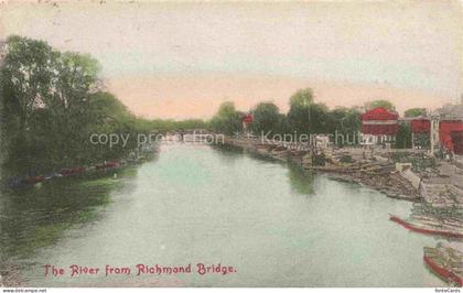 Richmond  London UK The River from Richmond Bridge