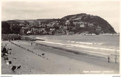 England - MINEHEAD - The beach - REAL PHOTO - Publ. Judges 16330