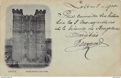 England - NEWCASTLE UPON TYNE - Castle by night - FORERUNNER POSTCARD Year 1900