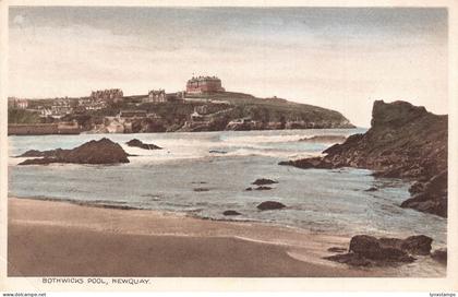 A918 England Bothwicks Pool Newquay vintage postcard