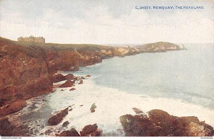 A920 England Newquay  The Headland vintage postcard