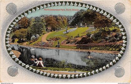 Bg32914 embossed northumberland park north shields uk