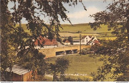 uk50981 wooler bridge real photo uk Northumberland