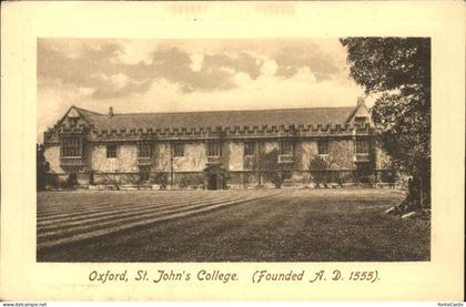 Oxford Oxfordshire St. John's College