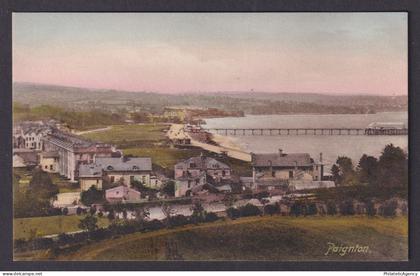Vintage Postcard England Paignton General view