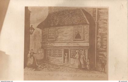 B578 England Old Curiosity Shop Portsmouth vintage postcard