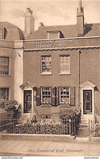 England - PORTSMOUTH 393 Commercial Road Charles Dickens' Birthplace
