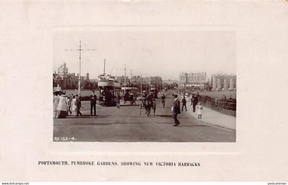 England - PORTSMOUTH Pembroke Gardens showing new Victoria Barracks