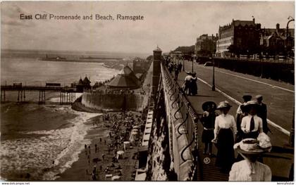 Ramsgate - East Cliff Promenade and Beach