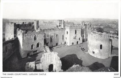 Ludlow Shropshire Ludlow Castle Inner Courtyard