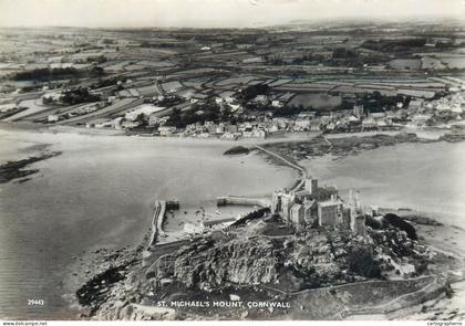A5568 England St Michael's Mount Cornwall aerial view