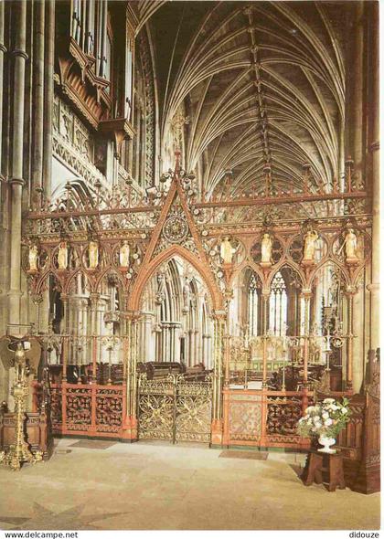 Angleterre - Lichfield - Cathedral - Cathédrale - the Screen - Staffordshire - England - Royaume Uni - UK - United Kingd