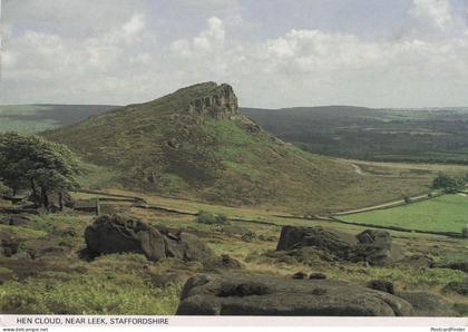 Hen Cloud River Leek Staffordshire Women's Institute Postcard
