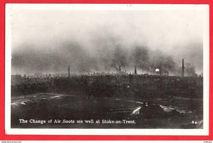STOKE ON TRENT  POTTERIES    CHANGE OF AIR SOOTS ME WELL RP pu 1967