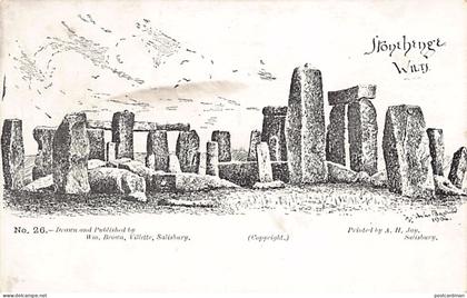 England - STONEHENGE - Drawn and published by Wm. Brown, Villette, Salisbury
