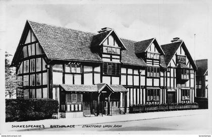 A741 England Stratford-Upon-Avon Shakespeare's Birthplace 1950 vintage postcard