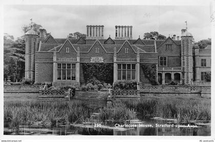 England Charlecote House Stratford upon Avon RPPC vintage postcard B685