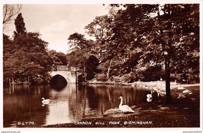 BR99519 cannon hill park birmingham swan valentine g 4779  uk
