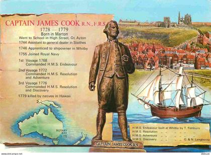 Royaume-Uni - Whitby - Captain James Cook - CPM - Voir Scans Recto-Verso
