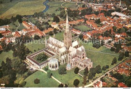 Salisbury Wiltshire Fliegeraufnahme Cathedral