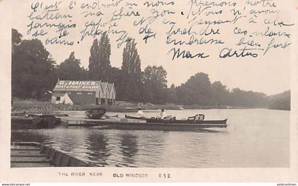 England - OLD WINDSOR - The river near Old Windsor - REAL PHOTO