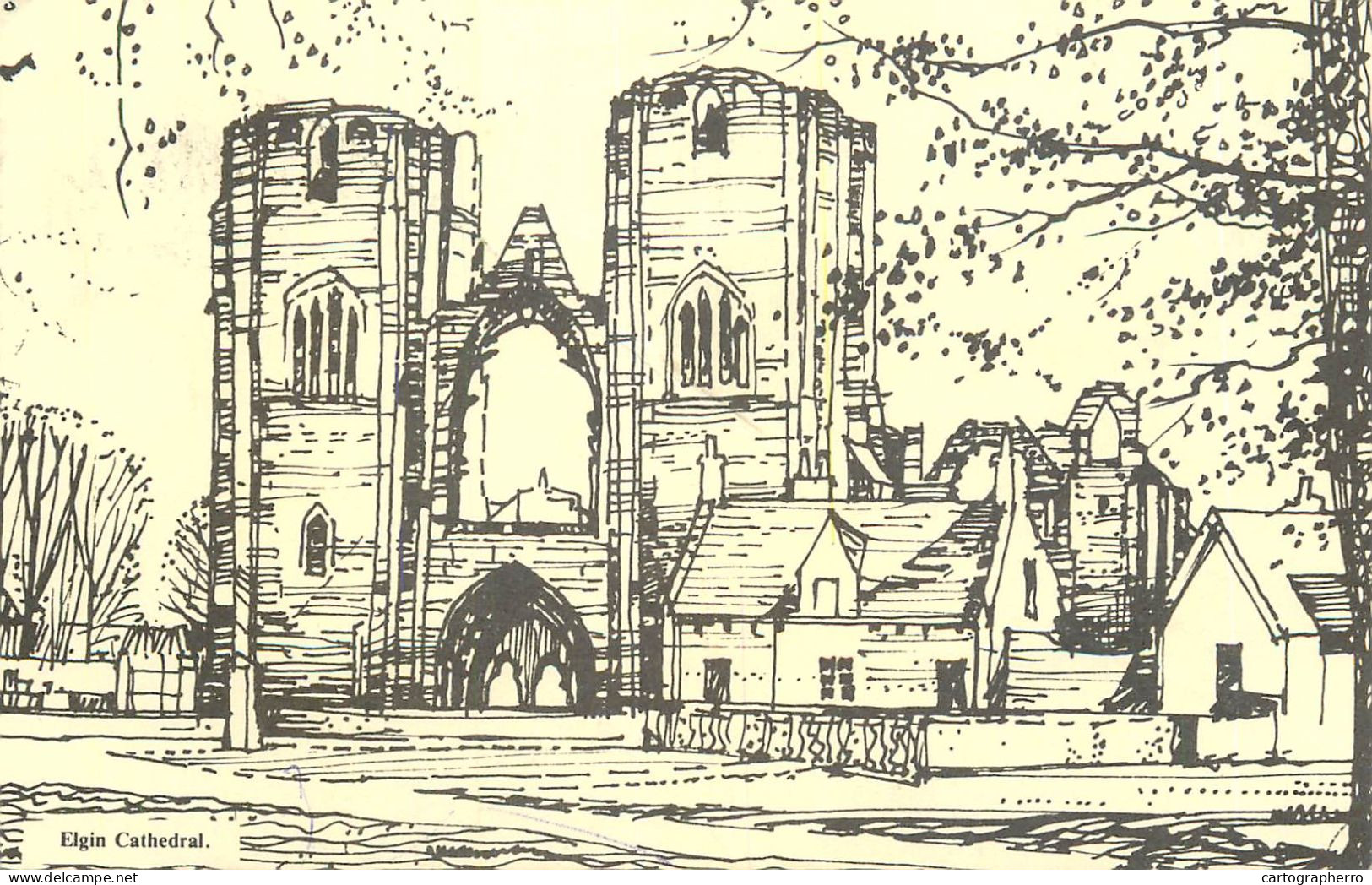 United Kingdom Scotland Elgin cathedral Moray