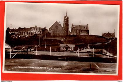 SCOTLAND BANFFSHIRE   BUCKIE   BOWLING GREEN AND TENNIS COURT 1906