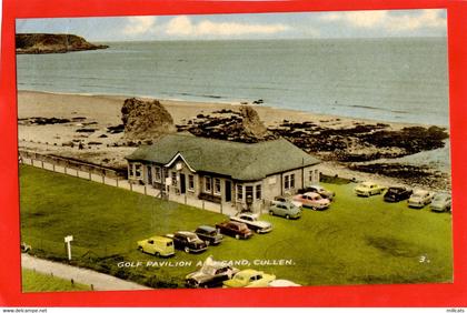 SCOTLAND  BANFFSHIRE     CULLEN    GOLF PAVILLION + SAND  RP