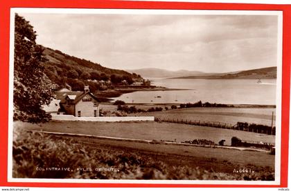 SCOTLAND  BUTE  KYLES OF BUTE COLINTRAIVE + COTTAGE RP