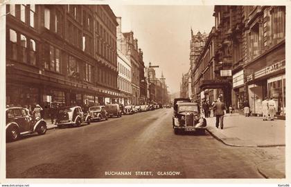 glasgow , lanarkshire * carte photo * buchanan street * uk