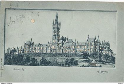 GLASGOW - UNIVERSITY (CARTE LUMINEUSE)