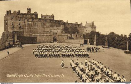 CPA Edinburgh Castle From The Esplanade