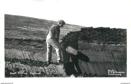 Shetland Peat Cutting