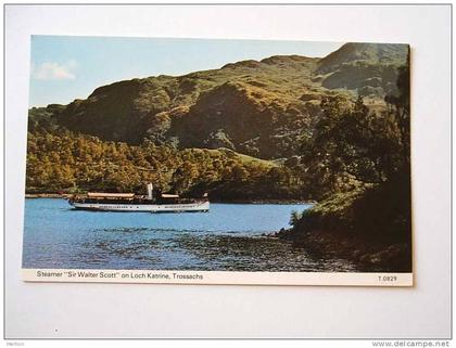 Loch Katrine - Steamer Sir Walter Scott - Stirlingshire  -  Scotland  VF  D30307