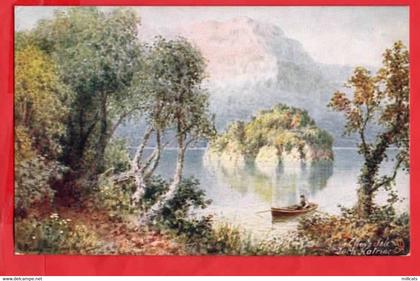 STIRLINGSHIRE  ELLEN'S ISLE LOCH KATRINE  RAPHAEL TUCK  PICTURESQUE LOCHS OF SCOTLAND  SERIES    H B WIMBUSH
