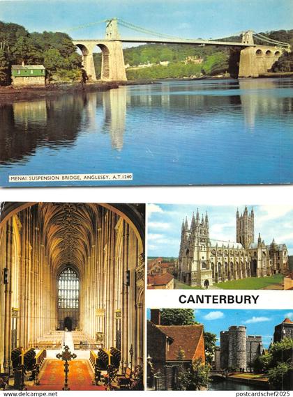 br108912 menai suspension bridge anglesey canterbury uk