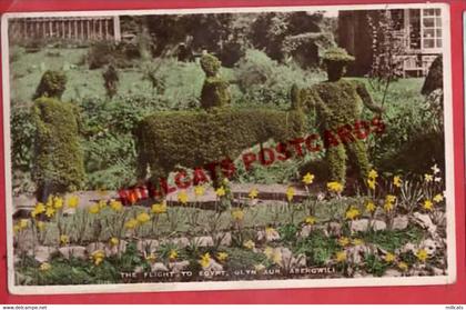 CARMARTHENSHIRE ABERGWILI   TOPIARY     FLIGHT TO EGYPT